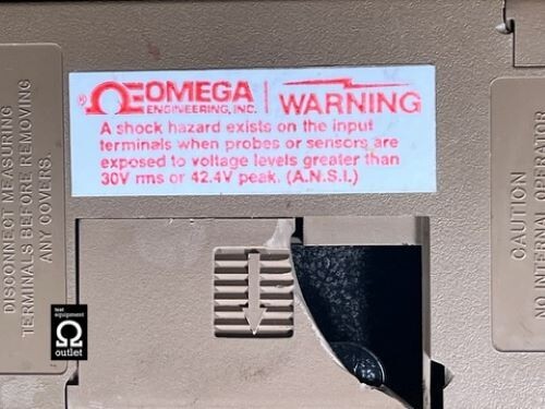Omega 872 Digital Type J Thermocouple Thermometer Untested