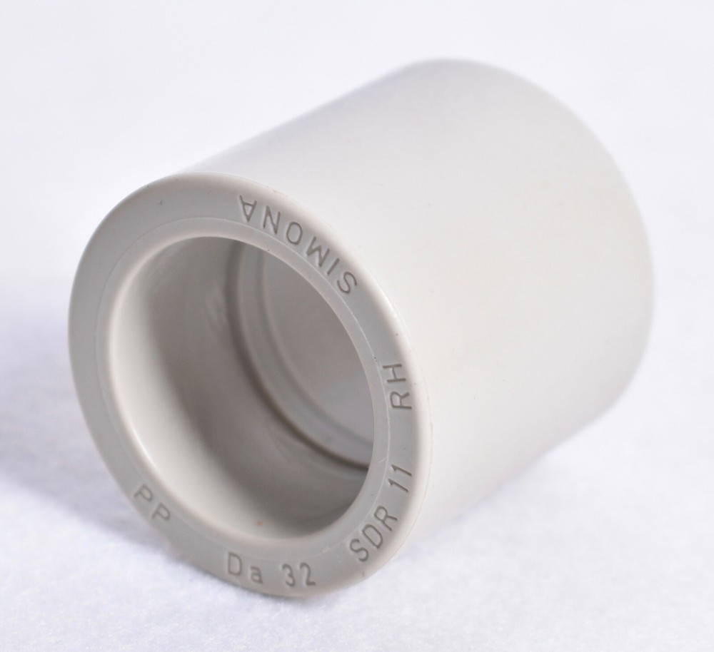 Simona PP-H 100 Socket for Socket Welding PP Da 32 SDR 11 RH