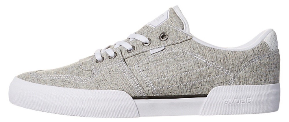 GLOBE Mojo Lagacy Grey Chambray/White Shoes, Size: 9M.