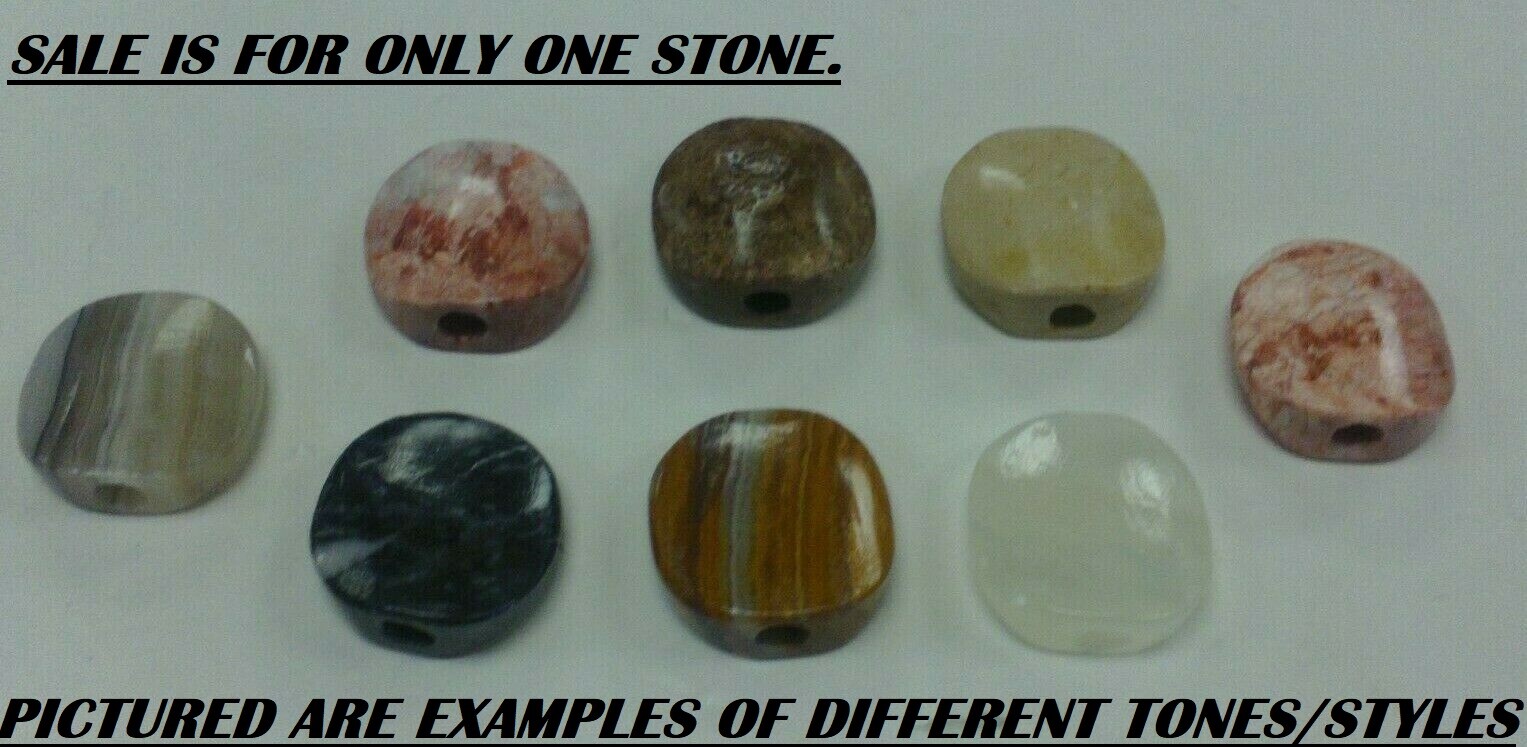 REGULAR ONYX ROUND SMOKING STONE CARVED CIGARETTE HOLDER 1.75" SMALL CIGAR for 1