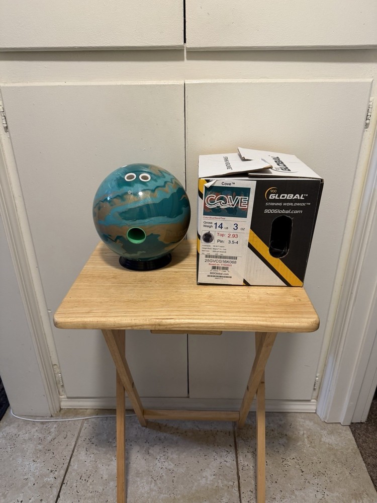 900 Global Cove Single Drilled 14LB Used Bowling Ball