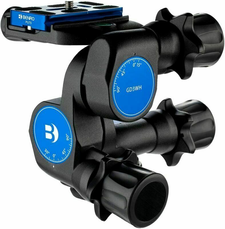 BENRO GD3WH /GD3WHCN 3-Way Geared Head Tripod Head