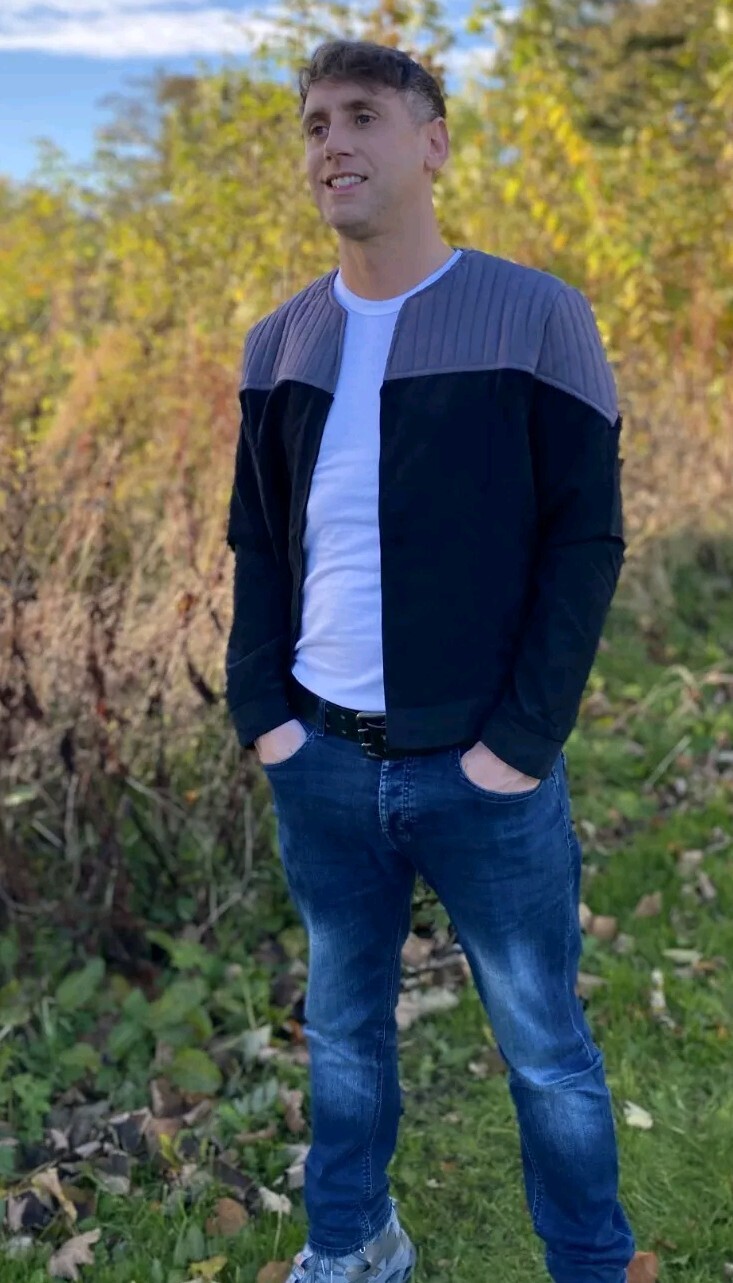 Star Trek First Contact DS9 Starfleet Captain's uniform Picard Sisko Costume