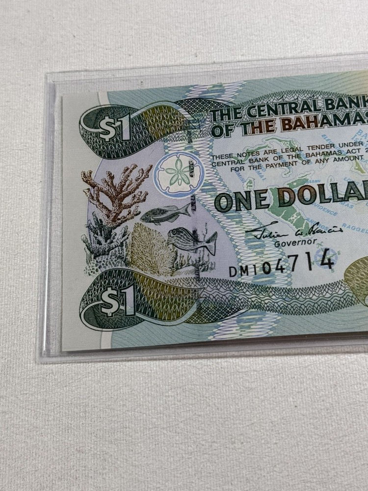 2001 Bahamas 1 Dollar Banknote P# 69a