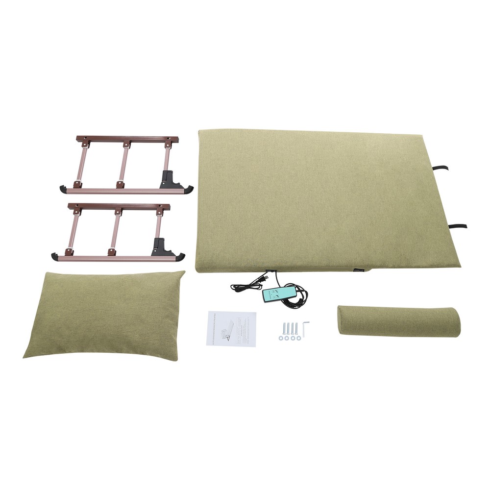Electric Lifting Bed Backrest 2-80° Adjustable Back Rest Support for the Elderly