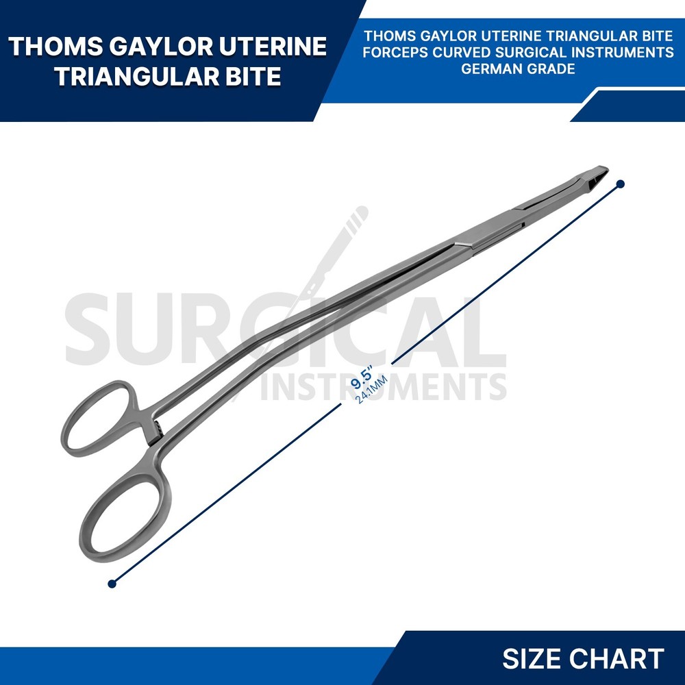 Thomas Gaylor Biopsy Punch Forceps 9.5" Angled Shank W/Triangular Bite German Gr