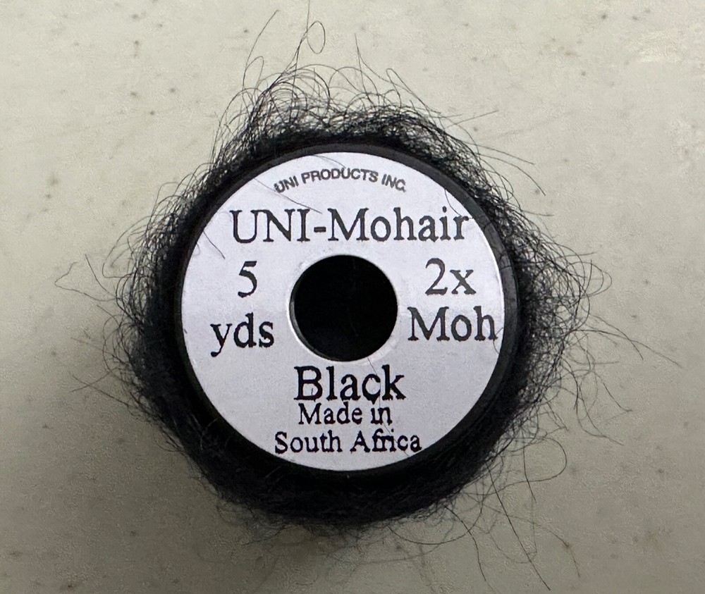 Uni Mohair 5 Yard Spool Black