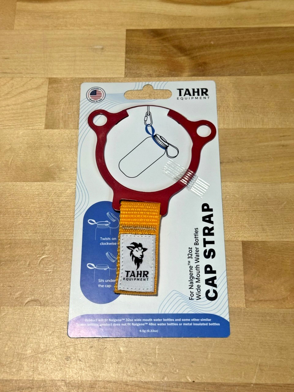 Tahr Equipment Cap Strap - Bottles, Nalgene, No Droppy Droppy