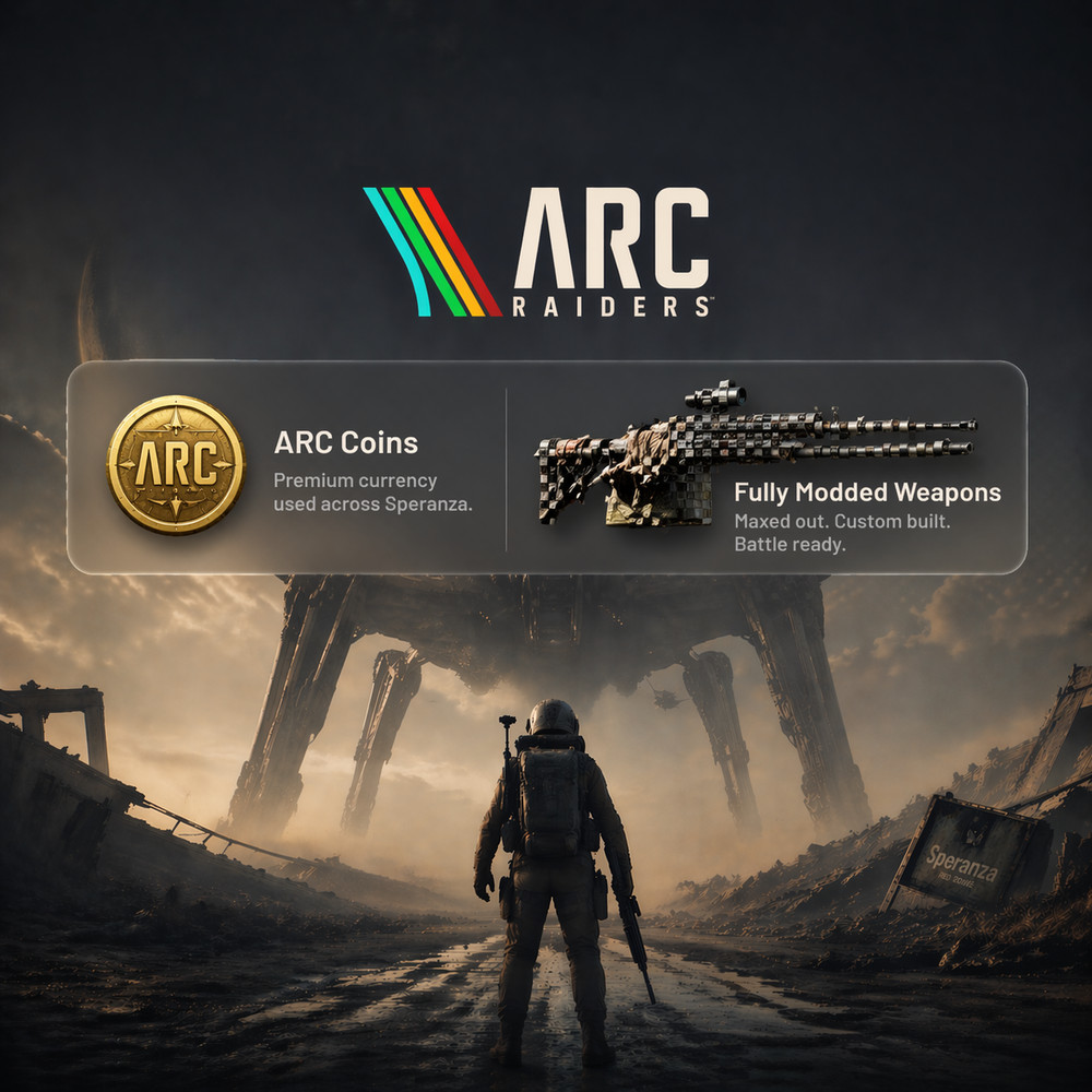 ARC Raiders Coins/Fully Modded Weapons⭐Items | LOWEST PRICES 🌈