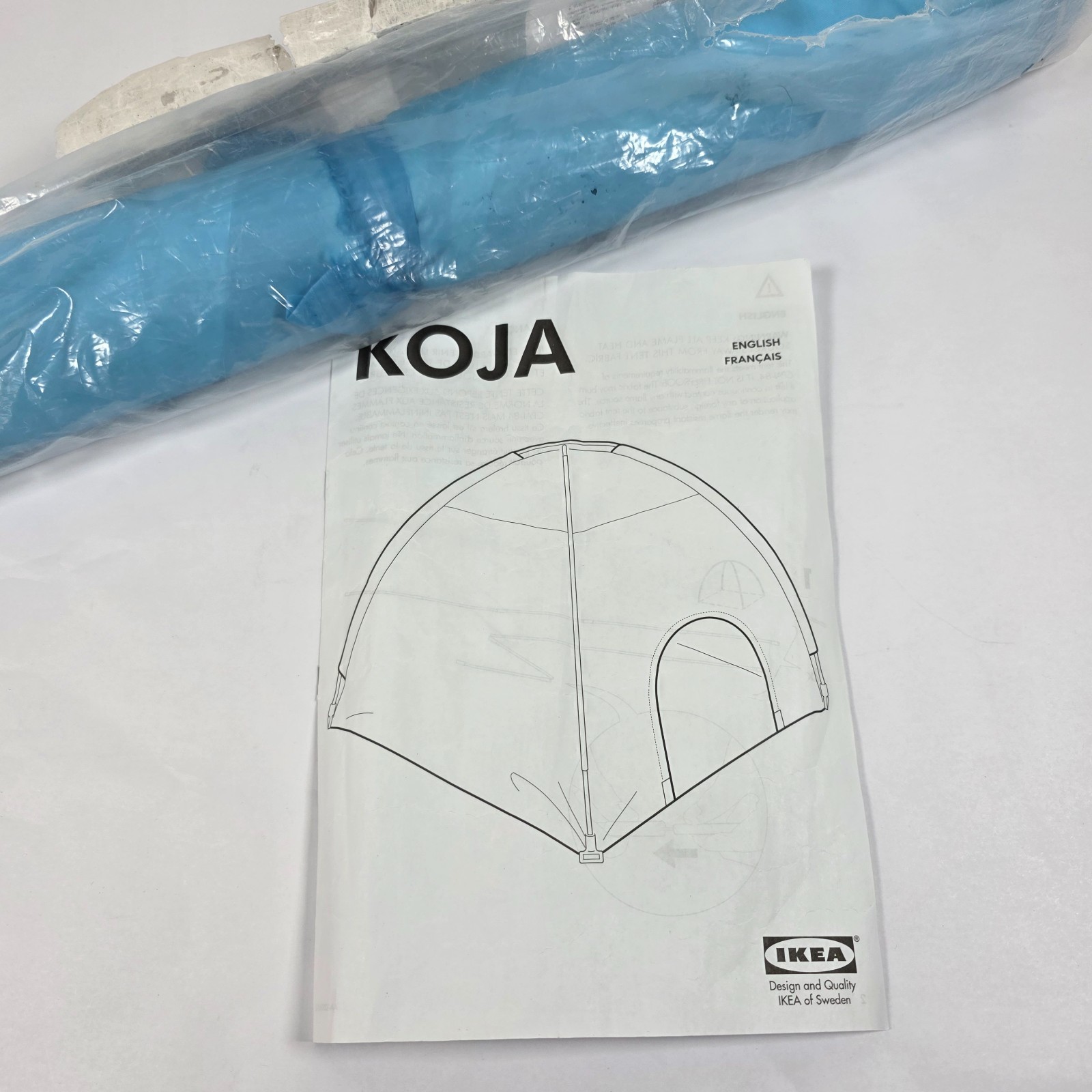 Vintage IKEA KOJA Igloo Play Tent Frozen Arctic Imagination Kids Playhouse- NEW