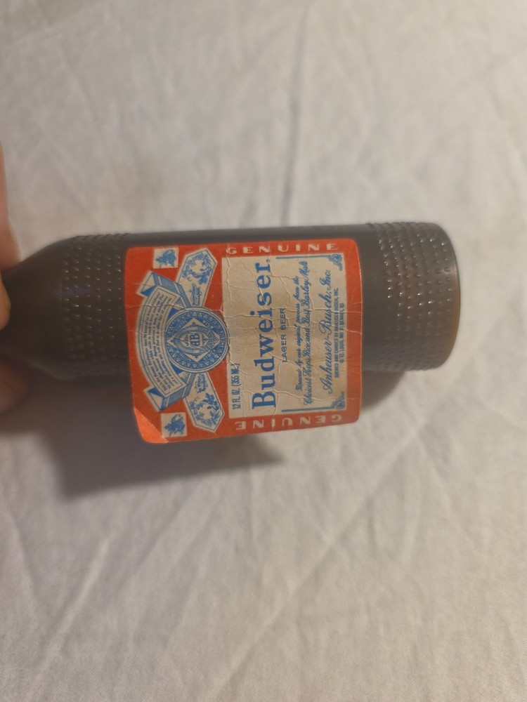 Plastic Budweiser Toy Bottle Vintage