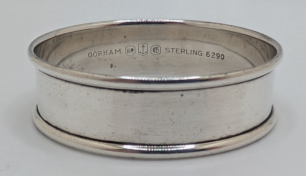 Vintage Gorham Sterling Silver Napkin Ring "Bob" name engraving