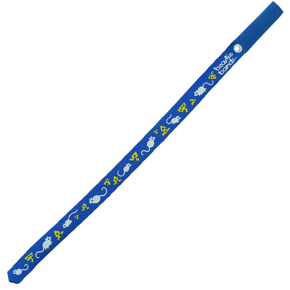 Cat Collar Mice and Cheese Blue