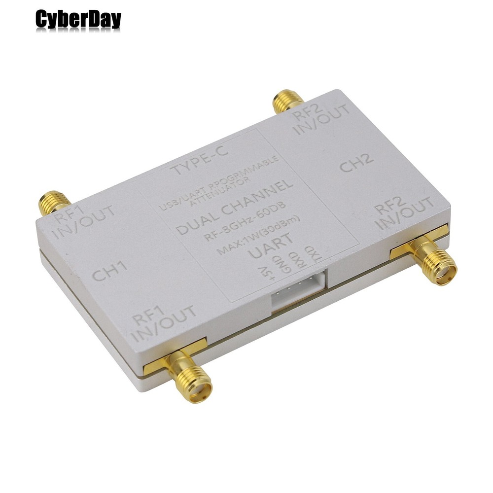 RF-8GHz-60DB Dual Channel Programmable RF Attenuator (Main Unit + ) for PC