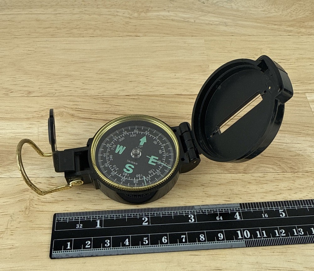 Coleman Compact Directional Lensatic Compass Engineer Camping Fieldwork