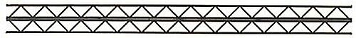 Plastruct Open Web Truss ABS 1/2 (2) - Model Scratch Building Plastic Strip