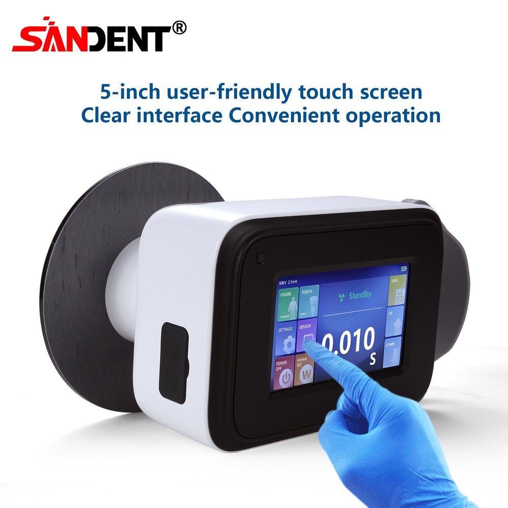 Dental Portable X Mobile Ray Machine Digital Imaging System+ Scatter Shield