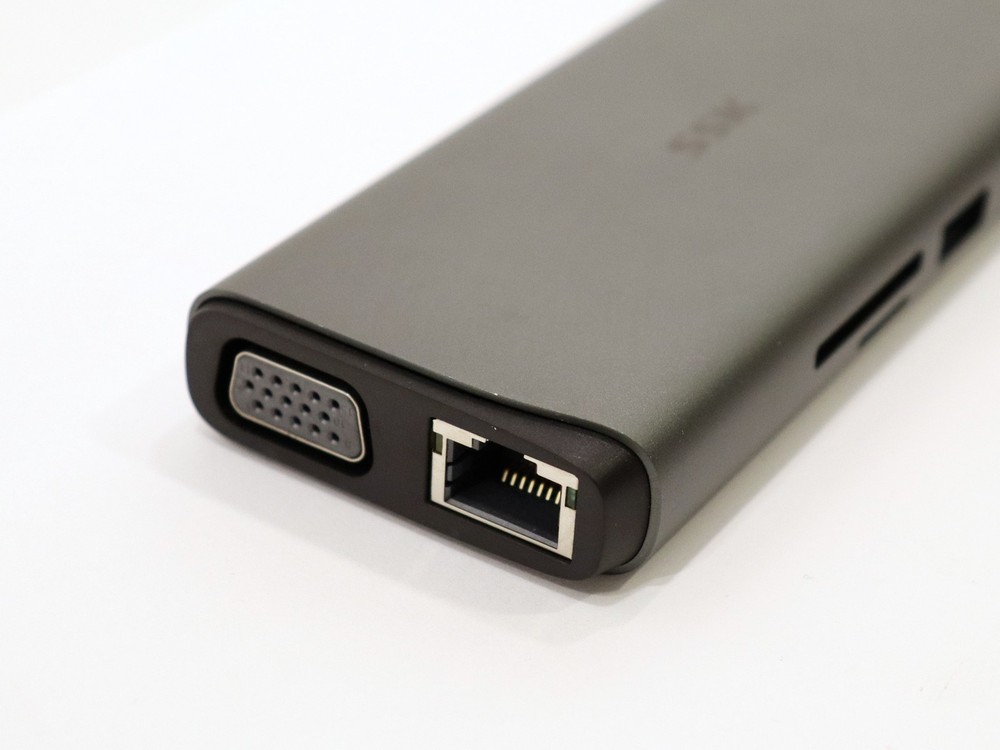 SSK Type-C Multi-Function 11-Port 4K Docking Station SC211 (Silver) Refurbished