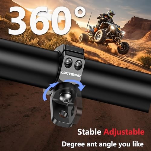 1PCS LED Light Bar Mounts UTV Whip Light Mount Clamp Solid Heavy Whip Flag