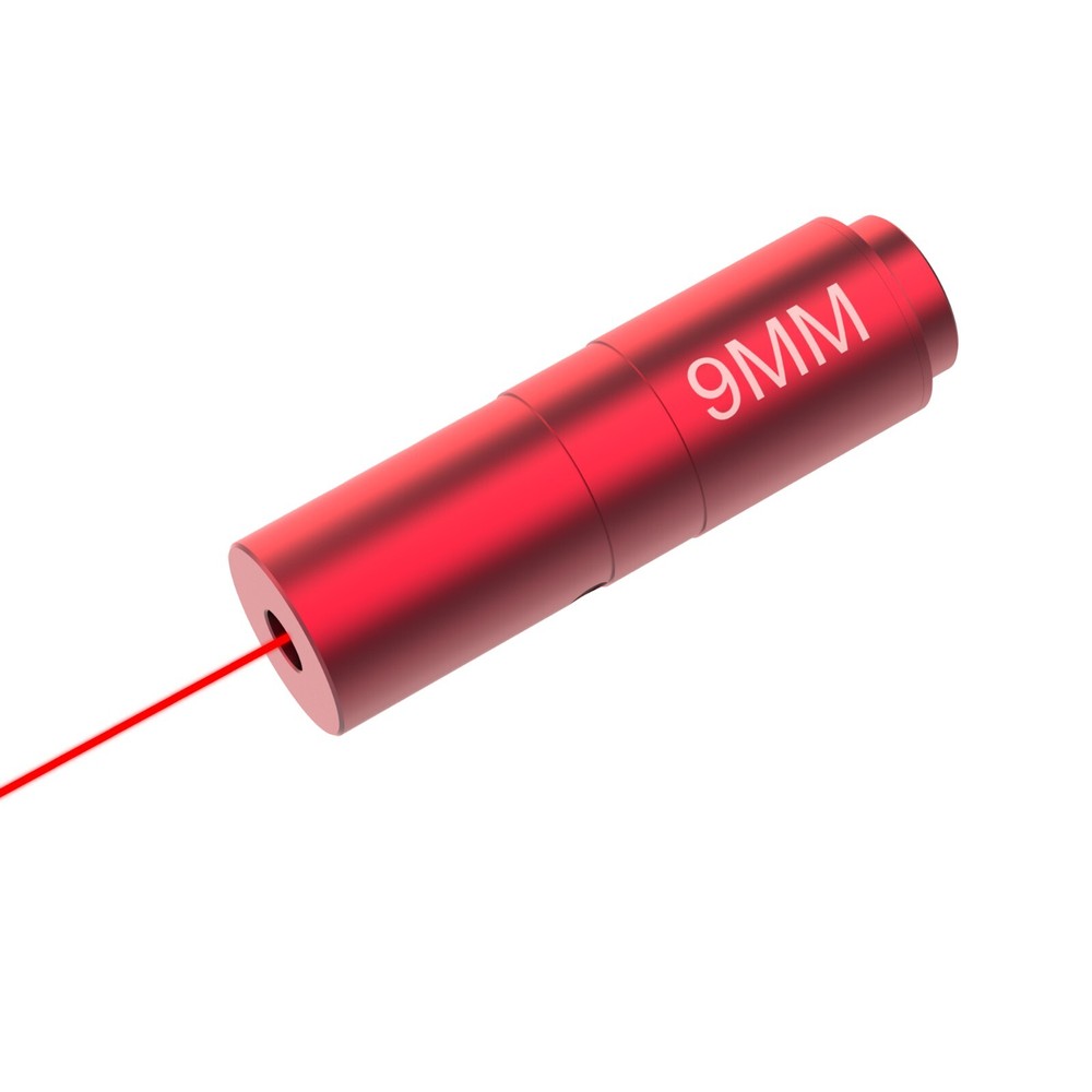 9MM Bore Sight Red Dot Boresighters with Six Batteries