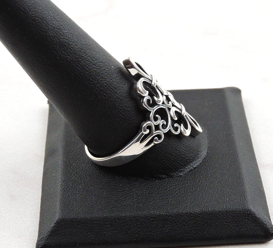Sterling Silver Fleur-de-lis Ring - Free Gift Packaging