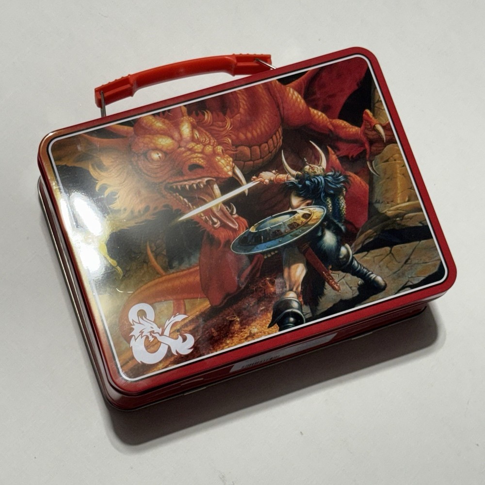 Dungeons and Dragons Large Tin Tote Lunch Box