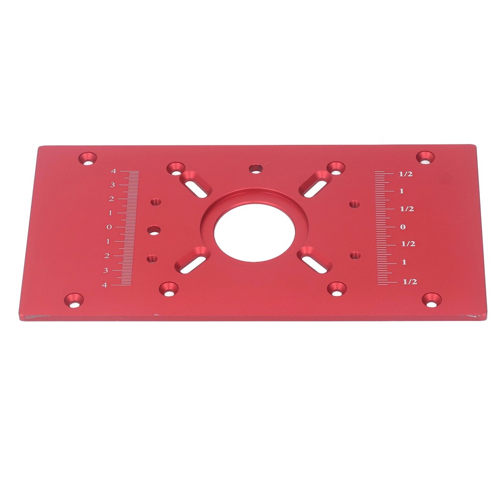 Router Table Insert Plate Lift System Base Board Accessory For Woodworking Red