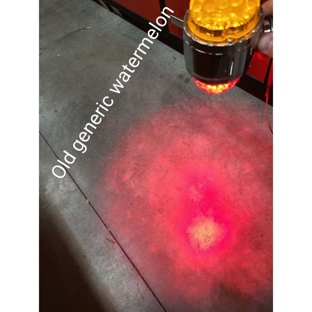 51549 18 LED Dual Function Watermelon Double Face Light Amber LED/red with clear