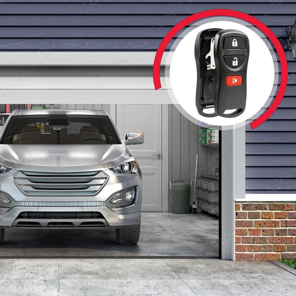 Key Fob Keyless Entry Remote Shell Case & Pad