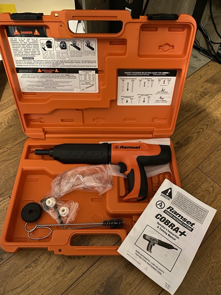 Ramset 16942 Cobra+ 0.27 Caliber Semi-Automatic Powder-Actuated Tool