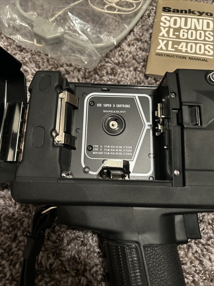 Sankyo Video Camera Sound XL-400S and Telescoping Microphone
