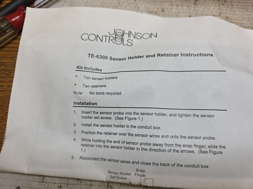 TE-6316P-1 - JOHNSON CONTROLS