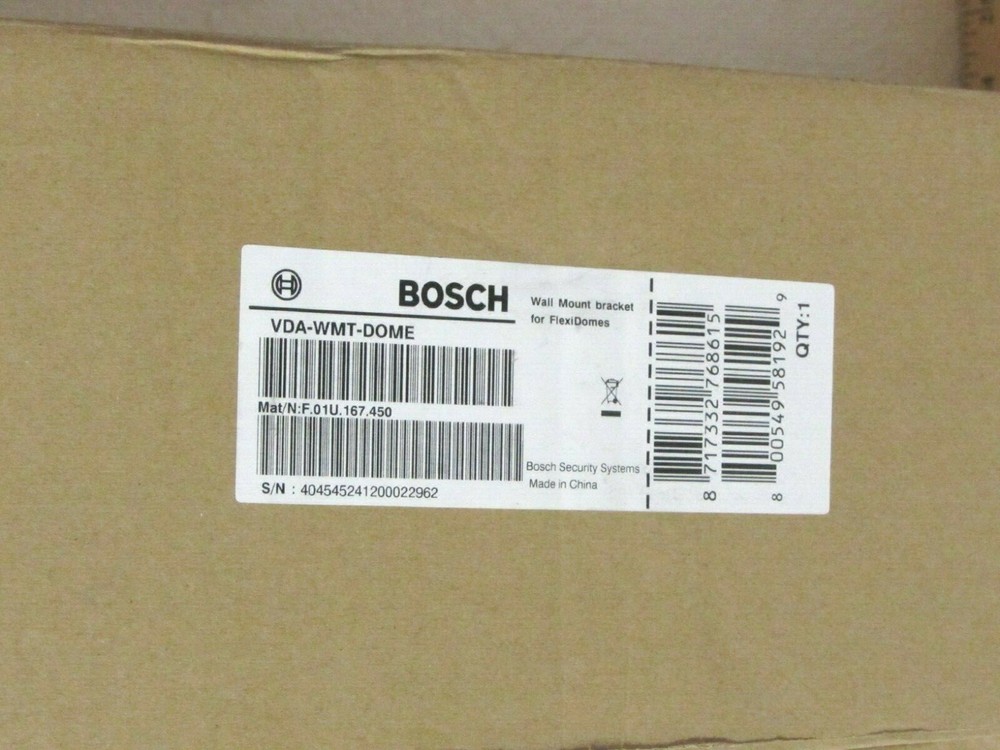 Bosch VDA-WMT-DOME Dome Camera Wall Mount [CTA]