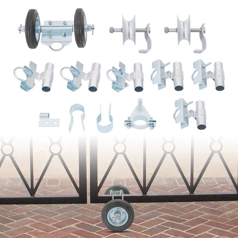 Heavy Duty Sliding Gate Hardware Kit with Quiet Rolling Wheels