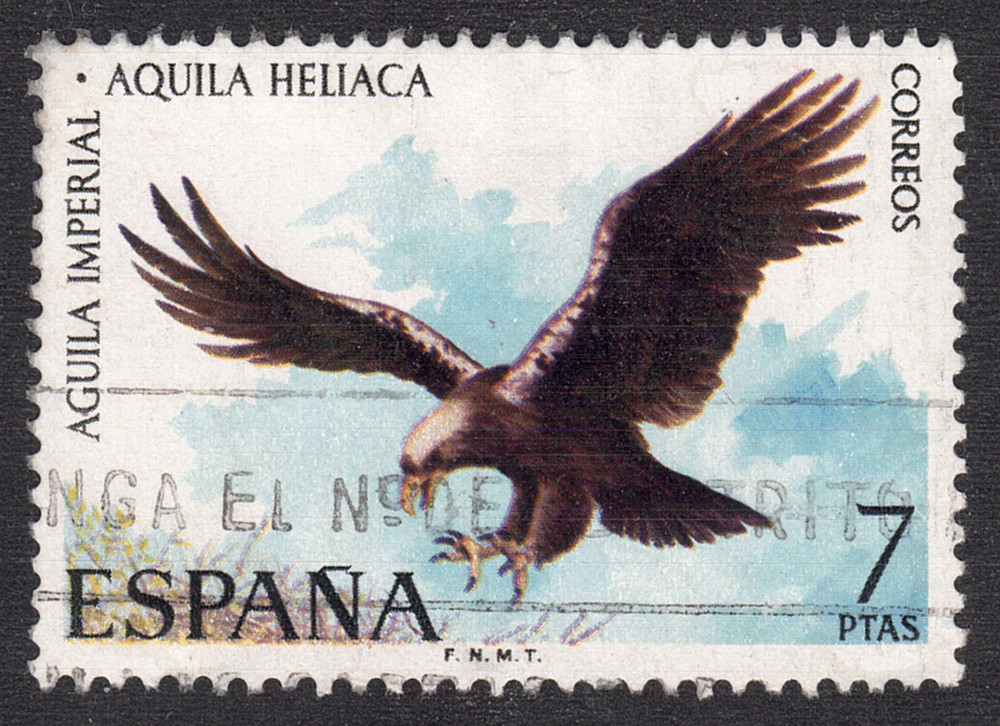 1973 Spain SC#  1764 - Imperial Eagle - Used