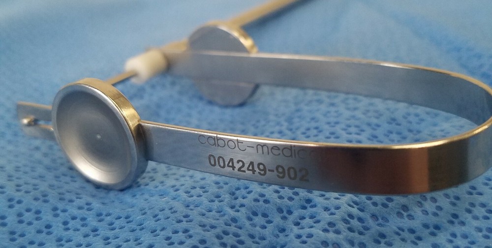 Cabot Medical 004249-902 Spring Handle Forceps, Double-Action, Left