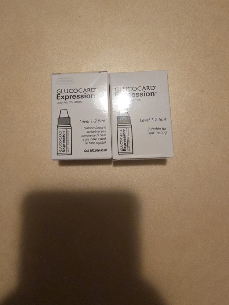 2 Arkray Glucocard Expression Control Solution For Glucose Care