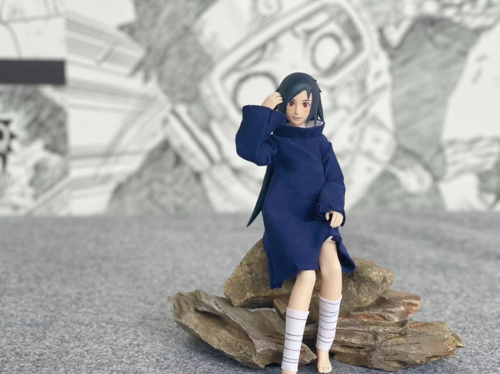 custom 1/12  Uchiha Hikari 6 inch shf  figure