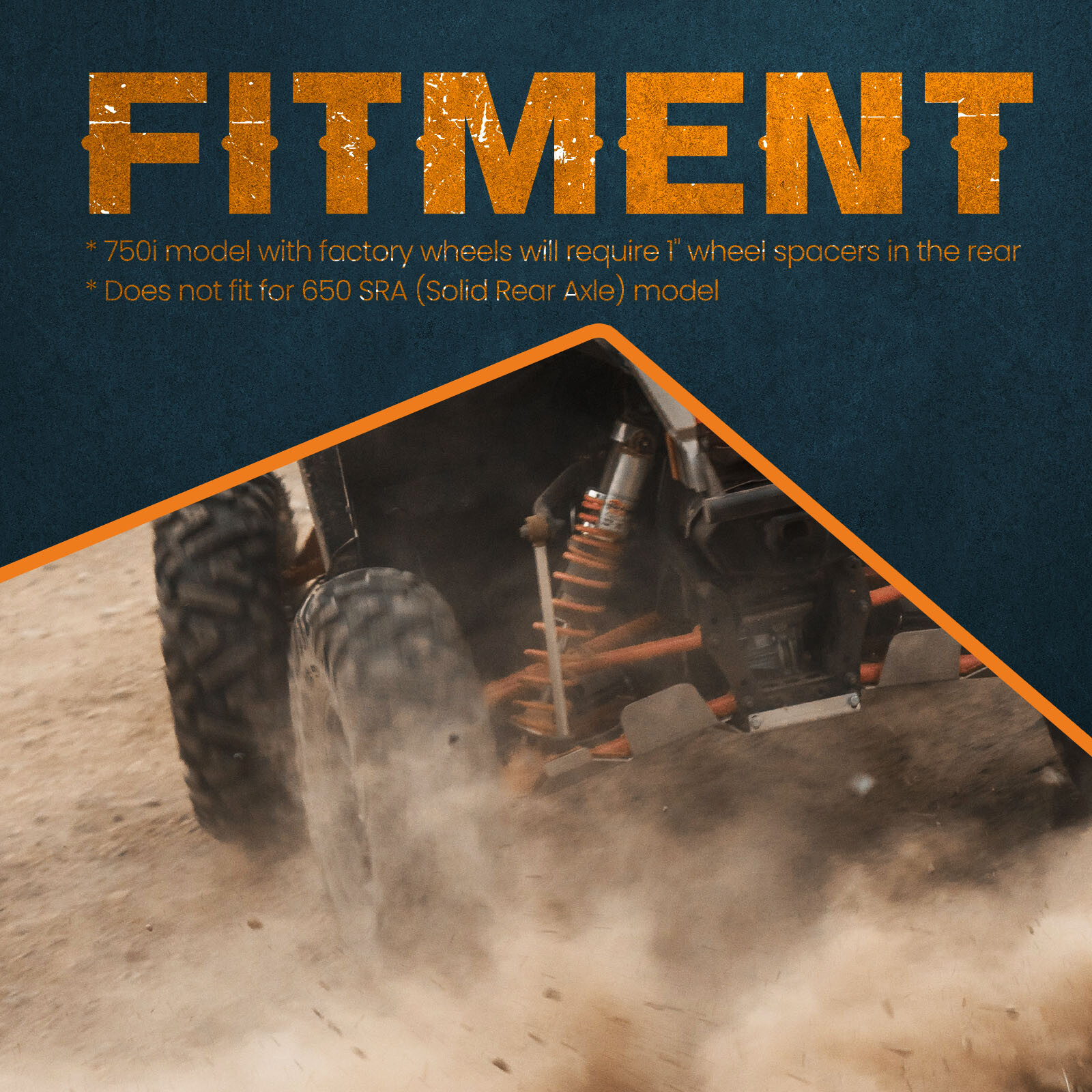 2" Full Lift Kit w/Hardware for Kawasaki Brute Force 650i 750i 2005-2023