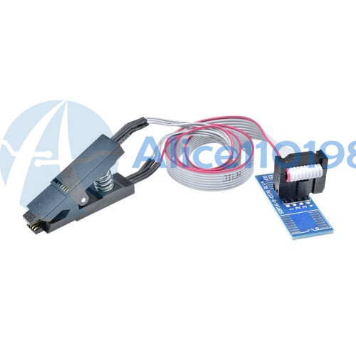 10PCS SOIC8 SOP8 Flash Chip IC Test Clips Socket Adpter BIOS/24/25/93 Programmer