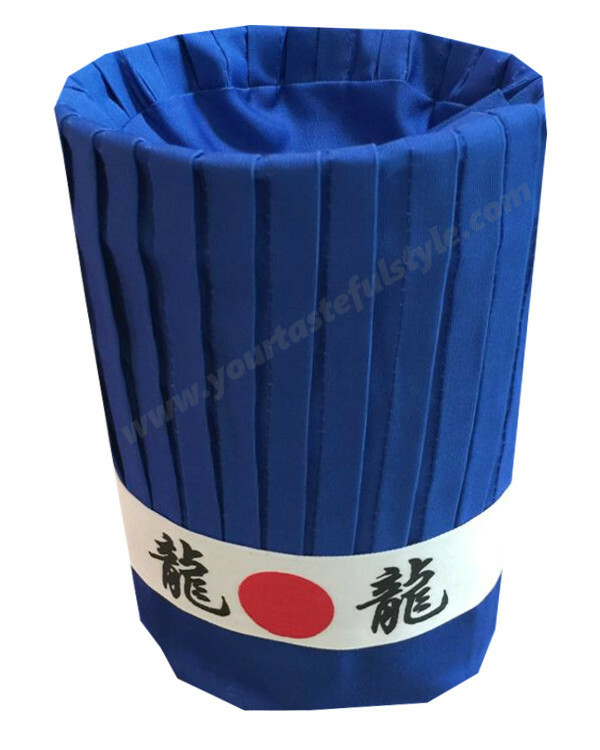 DRAGON Hibachi Chef Tall Hat and Headband Set, New