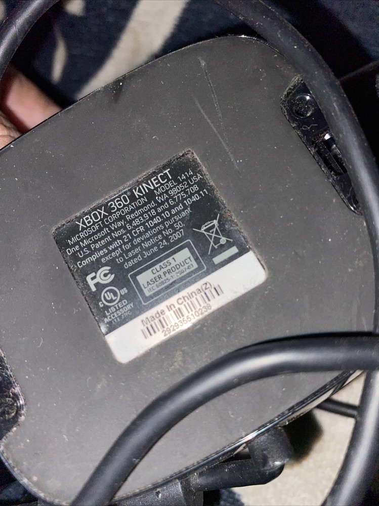 Microsoft 1414 Xbox 360 Kinect Sensor Bar Only - Black