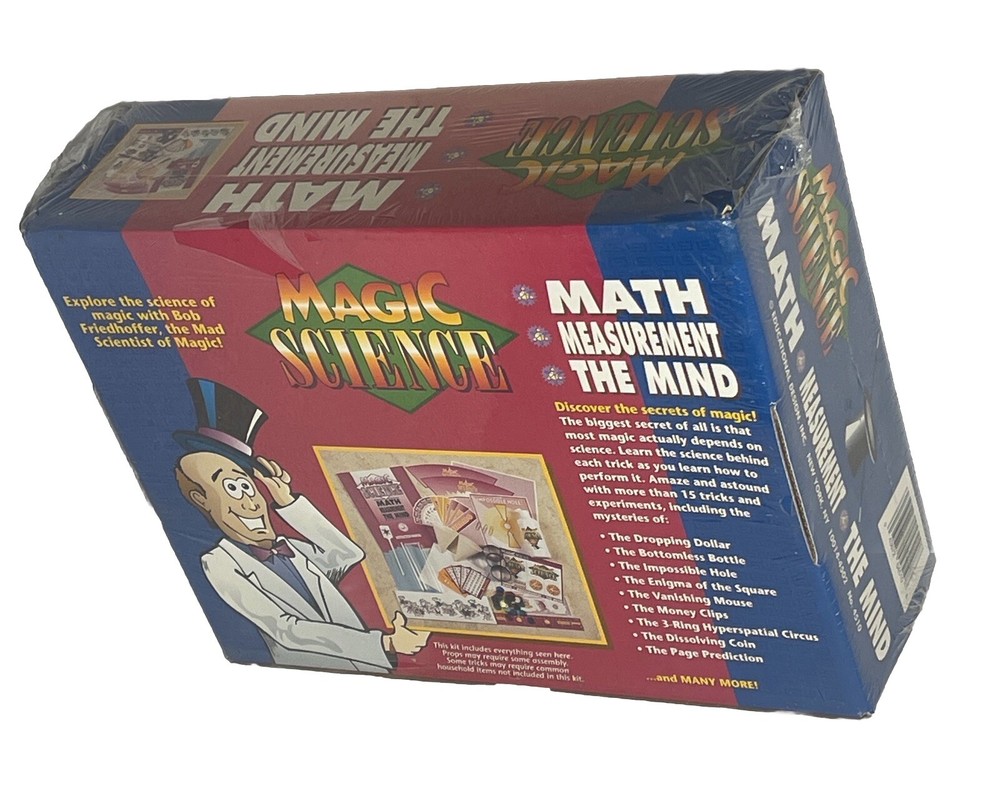 MAGIC SCIENCE: Math, Measurement and The mind by A Bob Friedhoffer Design