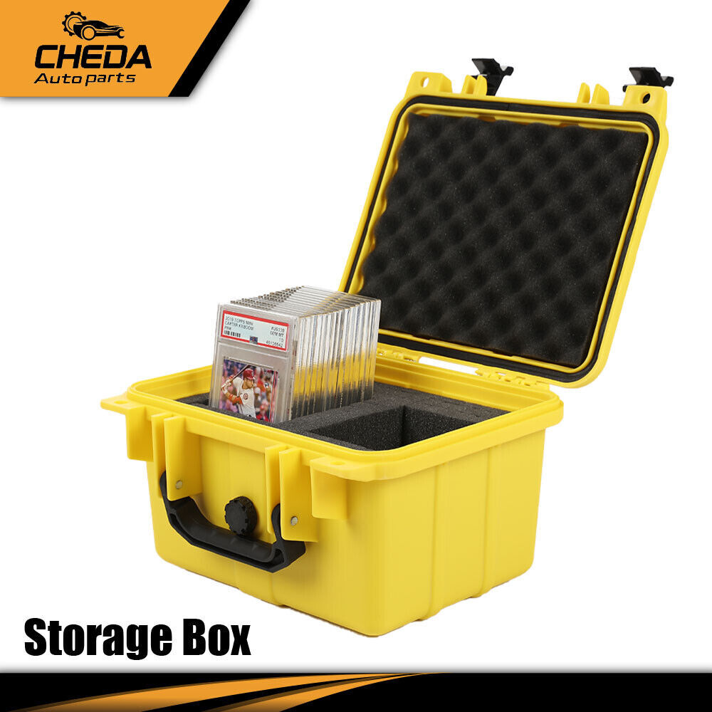 [50CT 150CT] Weatherproof Graded Card Storage Box Case Slab Holder Protector NEW