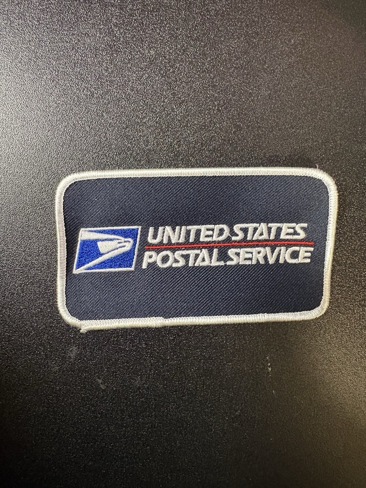 USPS Post Office Patch Sew On Only Embroidered 4.5" wide 2.5" high