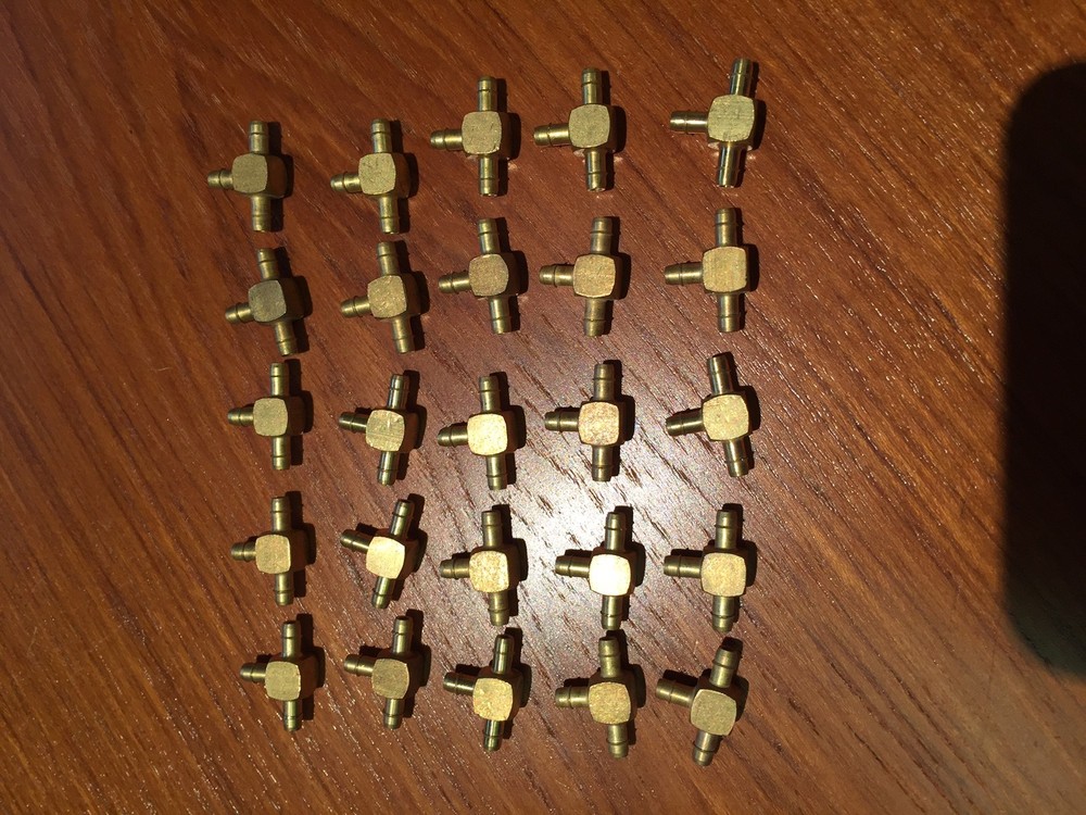 FITTINGS MINIATURE BARBED BRASS
