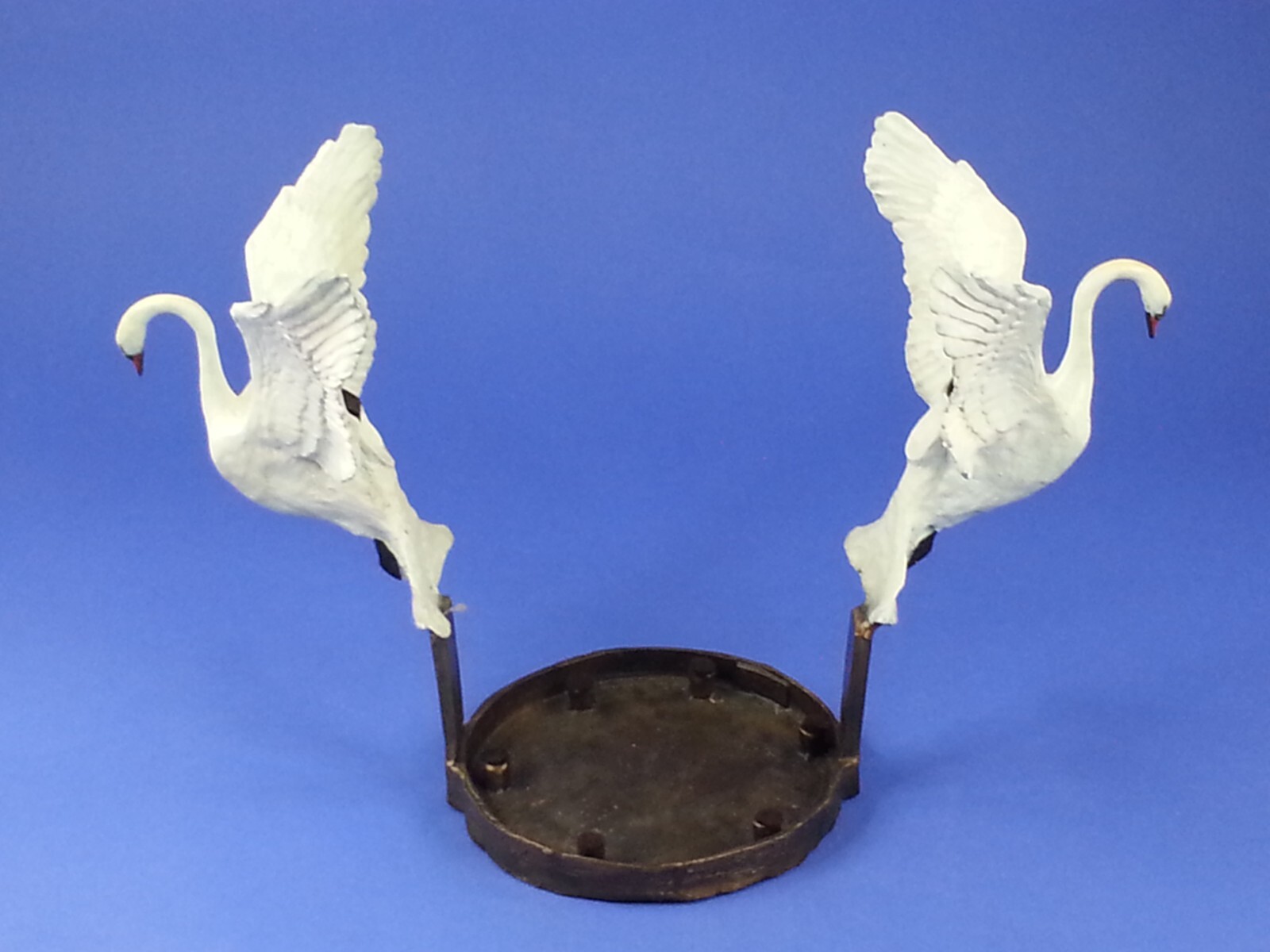 Vintage Art Castings Of Montana Bronze Ron Herron Swan Stand