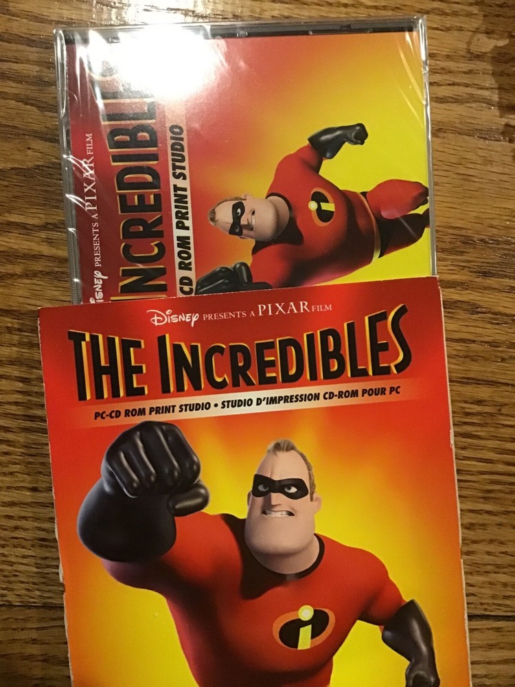The Incredibles Print Studio Computer Software PC Windows