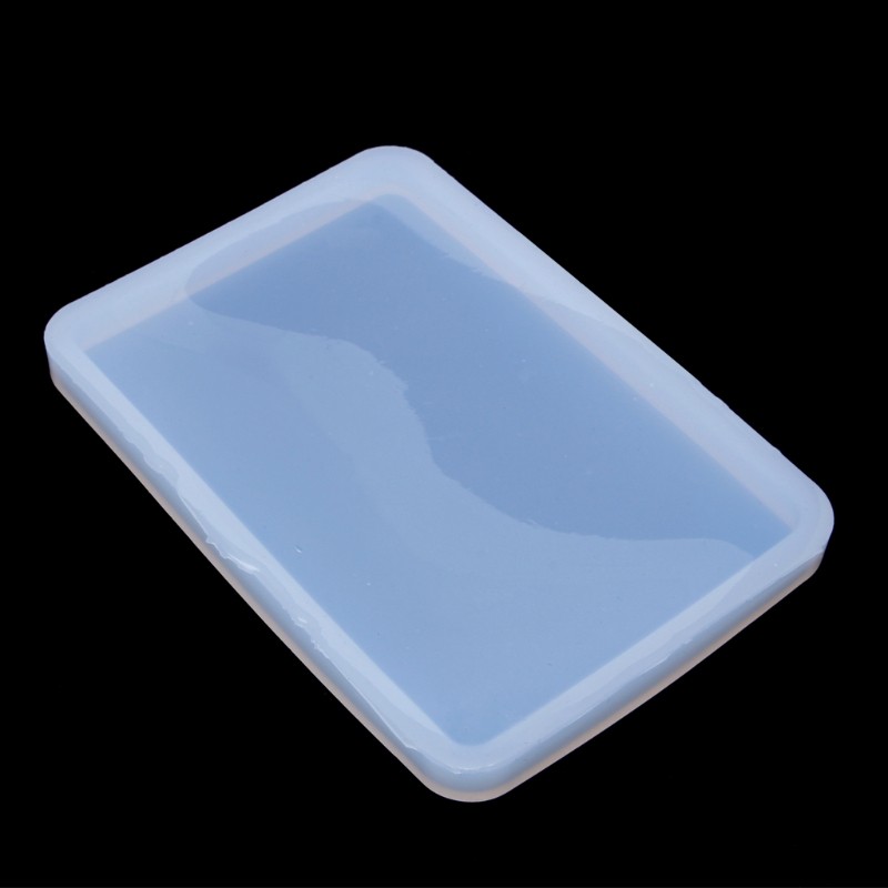 Storage Tray Mold Simple Rectangle Shape Tray Mold for DIY Plate Coaster