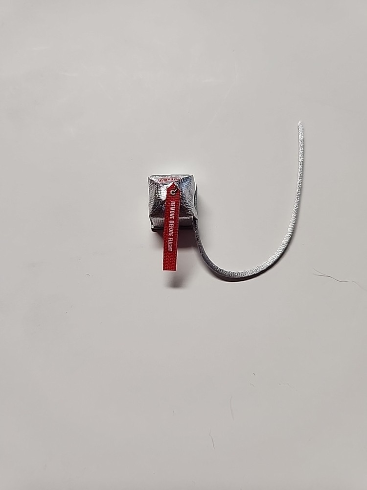 1/24 SCALE SINGLE SILVER SIMPSON DRAG CHUTE